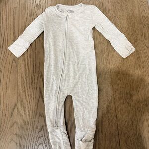 BOODY Light Gray Kids One Piece Footie